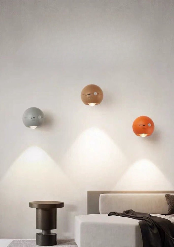 Space Age Motion Sensor Night Light: Punch-free Wall Accent Lighting,